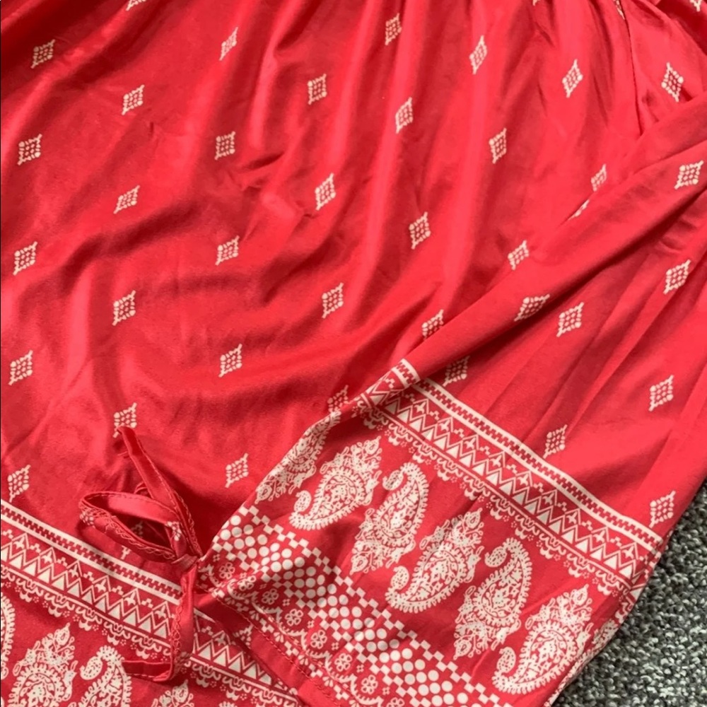 Red 3/4 Sleeved Off Shoulder TOP *NWOT*